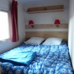 Chambre double roulotte - Domaine de Bréhadour en Loire Atlantique
