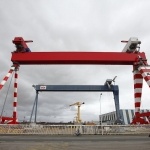Très grand portique des Chantiers de l'Atlantique