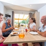 Mobil-home Privilège 4 Chambres Terrasse avec TV Camping Guérande